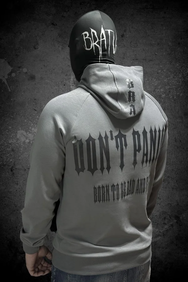 BRATUHA - TROUBLE MAKER Grey Hoodie