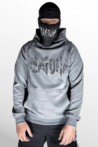 BRATUHA - F*CK YOU  Grey Hoodie